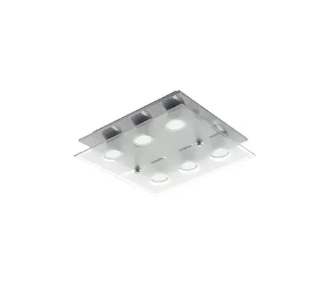 Svietidlá Eglo 75342 - LED stmievateľné stropné svietidlo CABO-SD 6xGU10/5W/230V 34x34 cm matný chróm 75342
