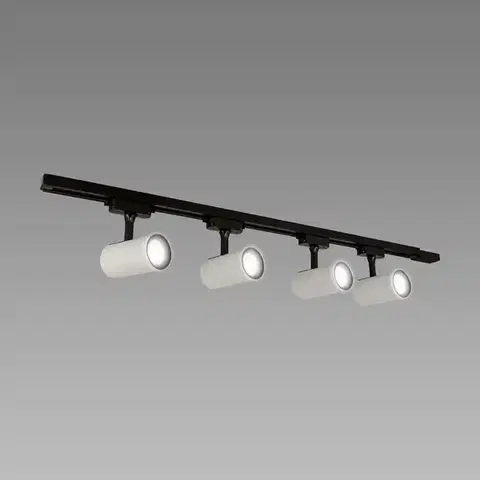 Lampy do obývačky Stropné bodové svietidlo  4xGU10 biele 04079 koľajnicový set LW4