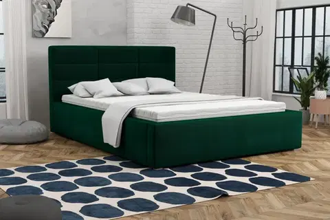 Manželské postele ZORRO čalúnená manželská posteľ Bluvel 78 160 x 200