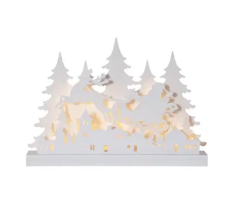 Vianočné dekorácie Eglo 410992 - LED Vianočná dekorácia GRANDY 36xLED/0,06W/3xAA 410992