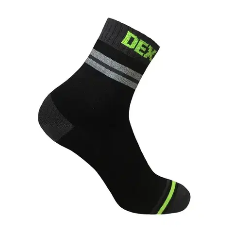 Pánske ponožky Nepremokavé ponožky DexShell Pro Visibility Grey Stripe - M (39-42)