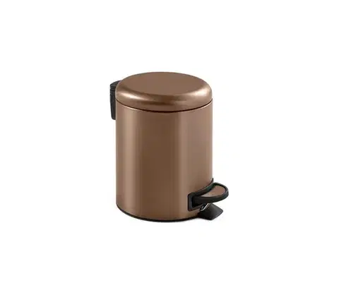 Svietidlá Gedy - Odpadkový kôš POTTY 5 l s tlmeným dovieraním bronzový 330982
