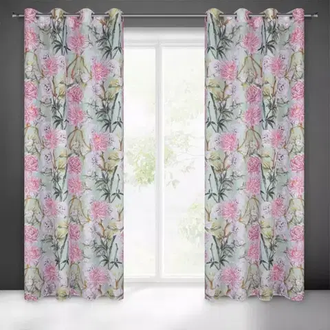 Závesy do spálne Záves NYDIA 140X250 na priechodkách 400722