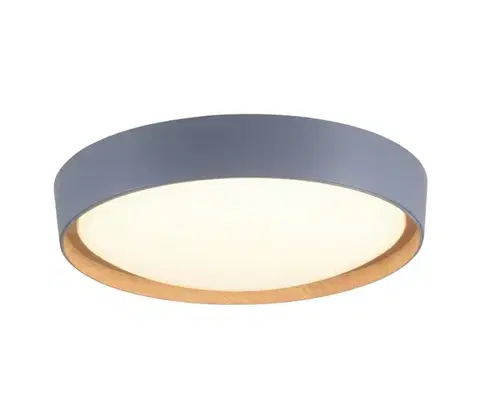 Svietidlá Leuchten Direkt 14347-15-LED Stmievateľné stropné svietidlo EMILIA 28,8W/230V šedá 14347-15