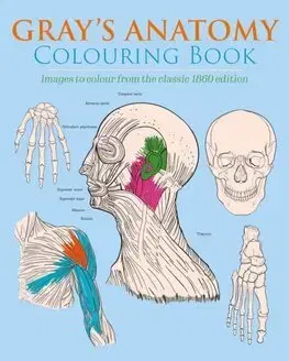 Maľovanky pre dospelých Gray's Anatomy Colouring Book - Henry Gray,Henry Carter,Chellie Carroll