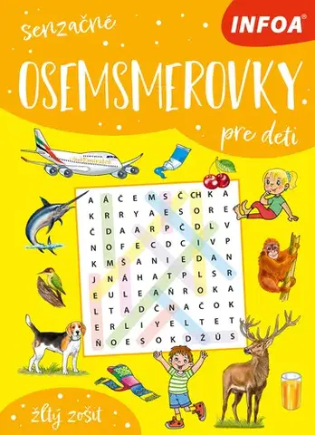 Pre deti a mládež - ostatné Senzačné osemsmerovky pre deti - Žltý zošit