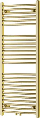 Radiátory do kúpeľne MEXEN - Ares vykurovací rebrík/radiátor 1200x500 mm, 420 W, zlatá W102-1200-500-00-50