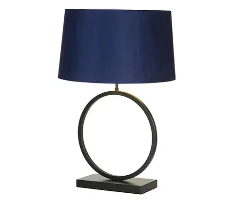 Lampy Searchlight EU93101AZ - Stolná lampa ELEGANT 1xE27/60W/230V modrá EU93101AZ