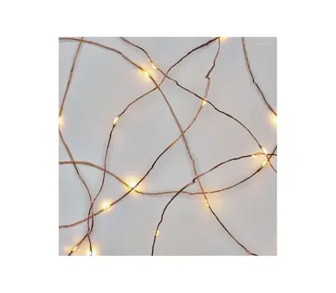 LED osvetlenie  Vonkajšia LED reťaz 40xLED/9m IP44 teplá biela D3AW01