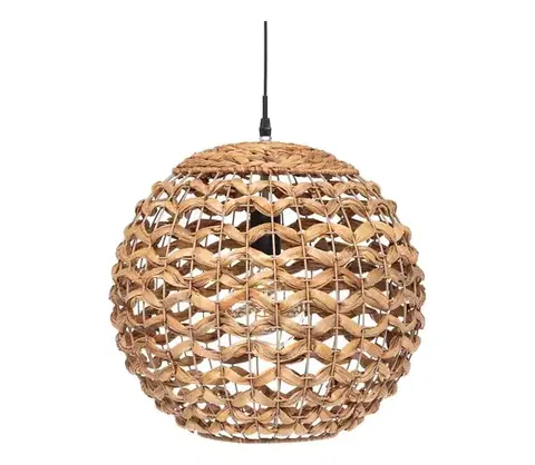 Svietidlá Atmosphera - Luster na lanku SAND 1xE27/40W/230V vodný hyacint 173216