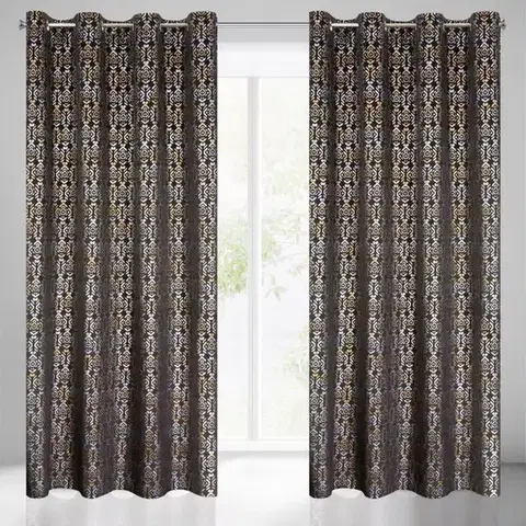 Závesy do spálne Záves LAURA 140X250 na priechodkách 388496