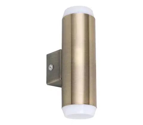 Záhradné lampy Rabalux 8939 - LED Vonkajšie nástenné svietidlo CATANIA 2xLED/4W/230V IP44 bronzová 8939
