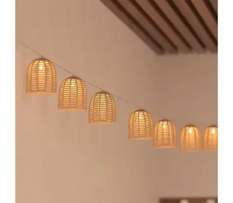 LED osvetlenie Atmosphera - LED solárny dekoračný reťazec AIA 10xLED 3,35m IP44 teplá biela 190613
