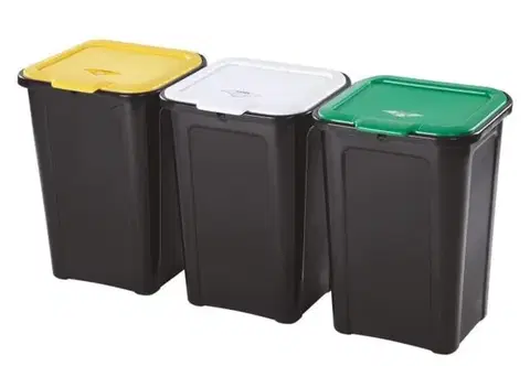 Odpadkové koše Kinekus Kôš na odpad plastový, 45L, na triedený odpad, Cover Line TONTARELLI