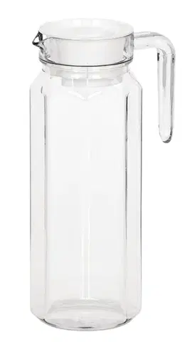 Džbány MAKRO - Džbán sklenený 1000ml, 7,5x24cm