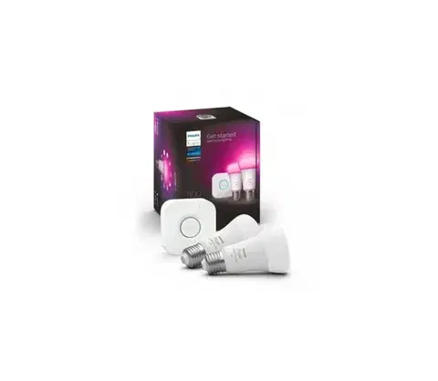 LED osvetlenie Základná sada Philips Hue WACA 2xE27/9W/230V 2000-6500K + Hue bridge 8719514291492