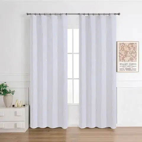 Záclony do obývačky Záclona na páske Anabel gold RP493 140x245 cm