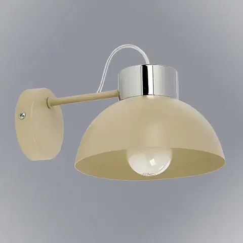 Moderné lampy do obývačky Nástenné svietidlo Tedi 3385 béžová K1