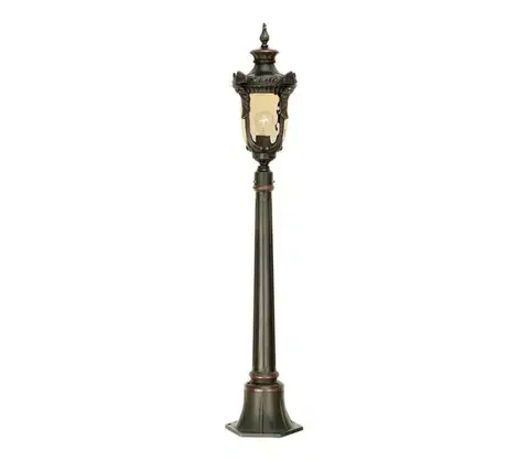 Záhradné lampy Elstead - Vonkajšia lampa PHILADELPHIA 1xE27/100W/230V IP44 čierna PH4-M-OB