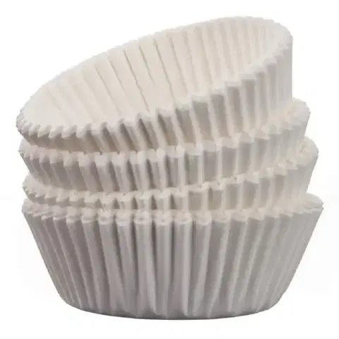 Dekorácie a bytové doplnky Cukrárenské košíčky 64x24x20 mm BANQUET 100 ks biele