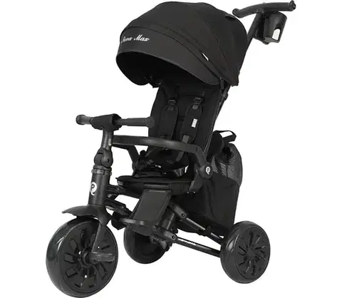 Trojkolky QPlay - Detská trojkolka 5v1 NOVA MAX čierna S703_Black