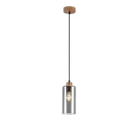 Svietidlá Rabalux 72141 - Luster na lanku TANNO 1xE27/25W/230V dub 72141