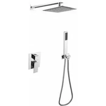 Kúpeľňové batérie BESCO BESCO - Podomietkový sprchový set SLIM MODERN/VARIUM II - Chróm duplicít BABPMVIICH