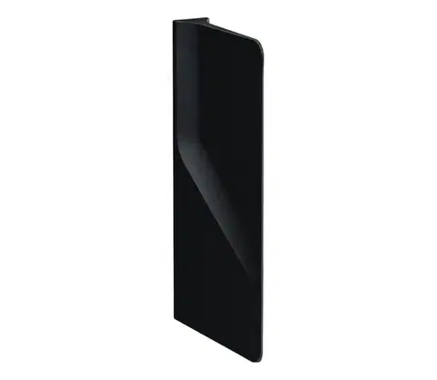 Svietidlá LAUFEN H8472800200001 - Deliaca stena pre pisoár VAL 69x37 cm keramika/lesklá čierna H8472800200001