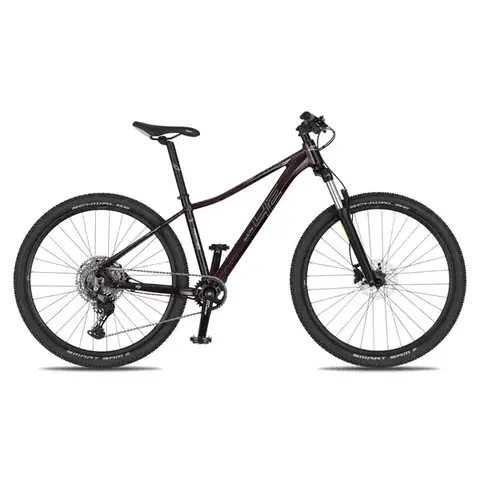 Bicykle Dámsky horský bicykel 4EVER Frontbee Lady 27,5'' - model 2026 dark wine/silver - M (18", 165-175 cm)