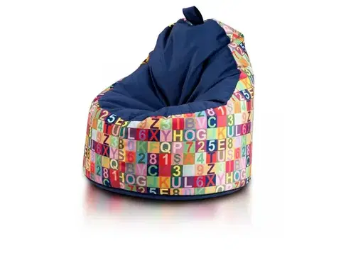 Sedacie vaky a kocky Sedací vak Yoko Modern TiaHome - Modrá