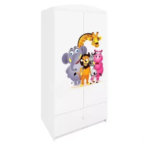 Skrine do izieb Skriňa Babydreams Biely – Zoo