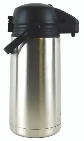Termosky a termohrnčeky MAKRO - Termoska dávkovacia s pumpičkou 1,9L, 12x31x18cm