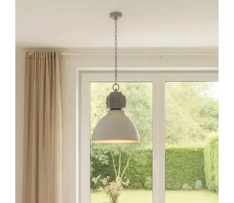 Svietidlá Eglo 49868 - Luster na reťazi ROCKINGHAM 1xE27/60W/230V 49868