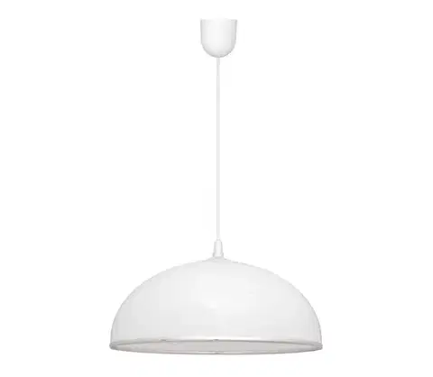 Svietidlá  Luster na lanku CIRCLE 1xE27/15W/230V biela WLA-05 WHITE OPAL CH