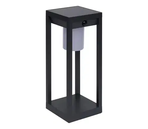 LED osvetlenie Hesperide - solárna LED lucerna PIKY LED/3,7V 2600 mAh 40 cm IP65 antracit 211214A