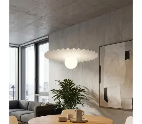 Svietidlá EMIBIG Luster na lanku UMBRA 1xG9/8W/230V biely 1727/1
