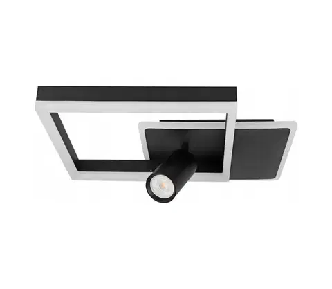 Svietidlá SmartLED LED stropné svietidlo LED/38W/230V + 1xGU10/30W čierne 7938