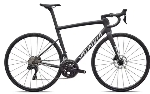 Cestné bicykle SPECIALIZED Tarmac SL8 Comp Shimano 105 Di2 Satin Carbon/White Veľkosť: 52 cm
