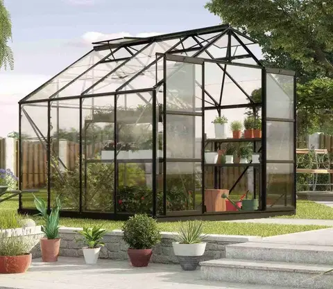 Skleníky Skleník VITAVIA URANUS 6700 číre sklo 3 mm Dekorhome