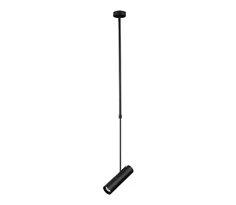 Svietidlá  Luster na tyči 1xGU10/35W/230V čierna 7573