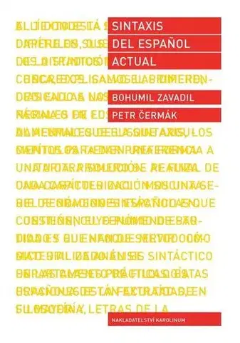 Jazykové učebnice, slovníky Sintaxis del espaňol actual - Bohumil Zavadil