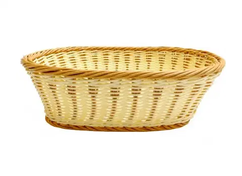Košíky na potraviny MAKRO - Košík pletený oválny, umelá hmota, 22,5x9x29cm