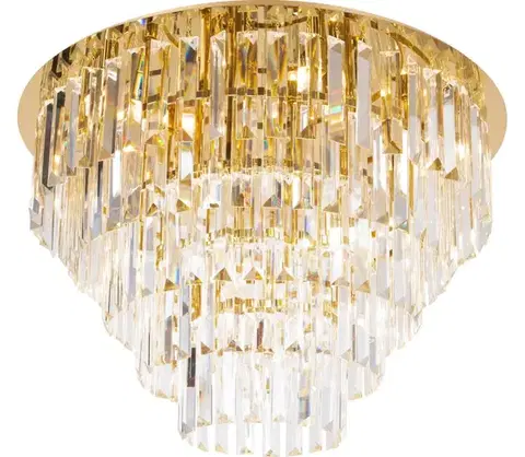 Svietidlá MAXLIGHT C0206 - Stropné svietidlo MONACO 15xG9/40W/230V pr. 60 cm zlatá C0206