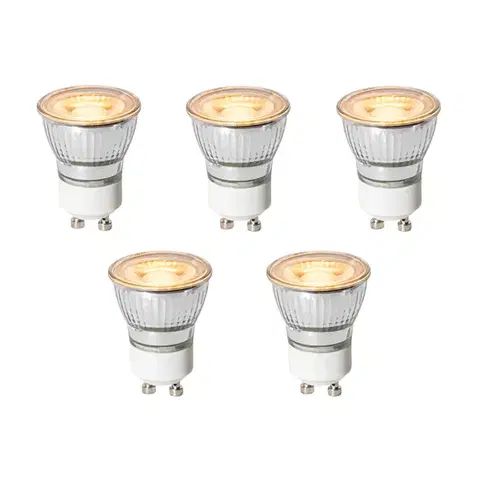 LED osvetlenie Sada 5 stmievateľných LED žiaroviek GU10 35 mm 4W 200 lm 2200K