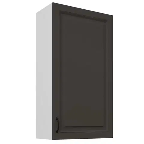 Kuchynské skrinky visiace Skrinka do kuchyne Stilo grafit matná/biely 60G-108 1F