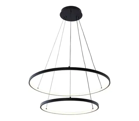 Svietidlá Zuma Line 18140BK-2 - LED Luster na lanku BRENO LED/50W/230V 3000/4000/6000K 18140BK-2