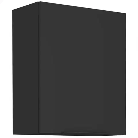 Kuchynské skrinky visiace Kuchynská skrinka Siena čierna mat 60g-72 1f