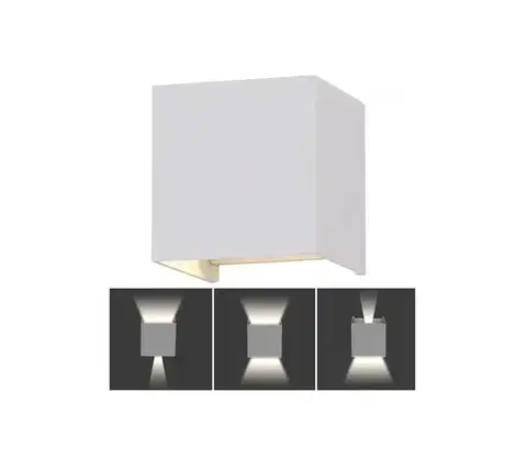LED osvetlenie  LED Vonkajšie nástenné svietidlo LED/11W/230V 3000K IP65 biela 218527