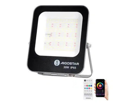 LED osvetlenie  B.V.  - LED RGBW Reflektor MESH LED/30W/230V 6500K IP65 + DO S10302L7I