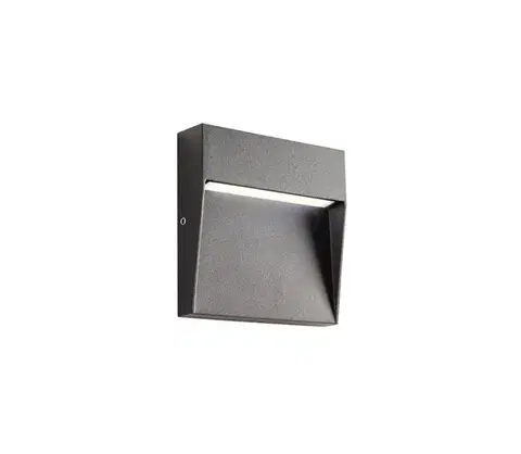 LED osvetlenie Redo 90475 - LED Vonkajšie nástenné svietidlo LANDER LED/3W/230V IP54 antracit 90475